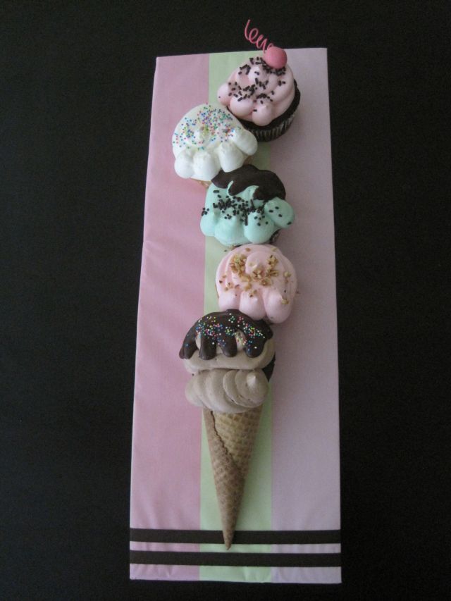 Your Happy Baker Ice Cream Cone Theme 1st Birthday