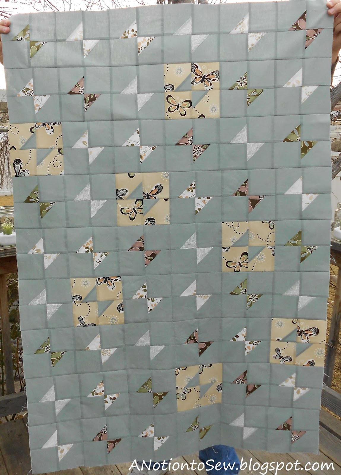 a notion to sew Baby BowTie Quilt