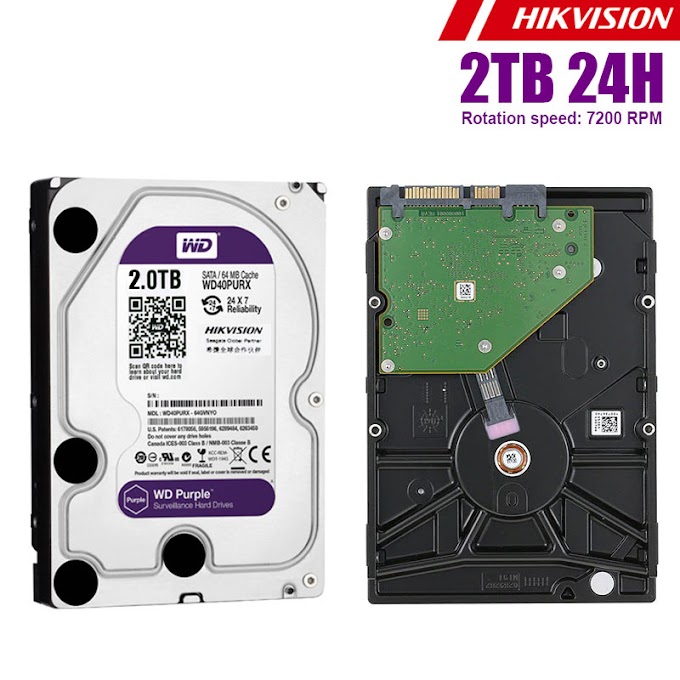 Hard disk hikvision WD Purple(24H) 2TB