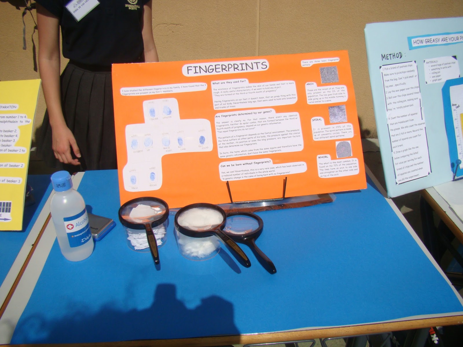Science Magazine: Investigating fingerprints - Science fair project