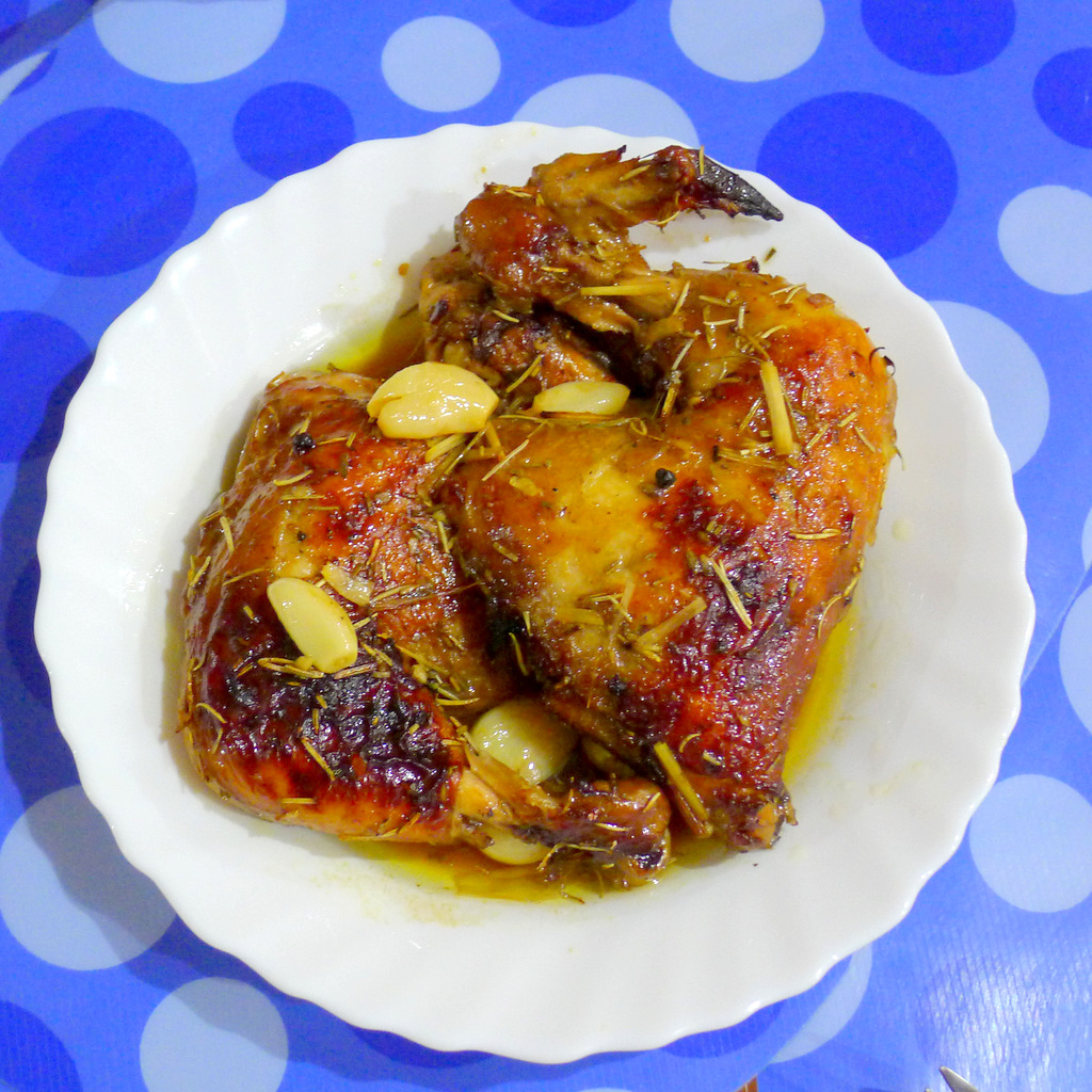 A Billion Chefs Roasted Chicken in Olive Oil