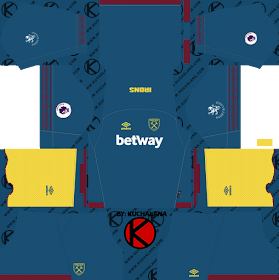 West Ham United 2018/19 Kit - Dream League Soccer Kits