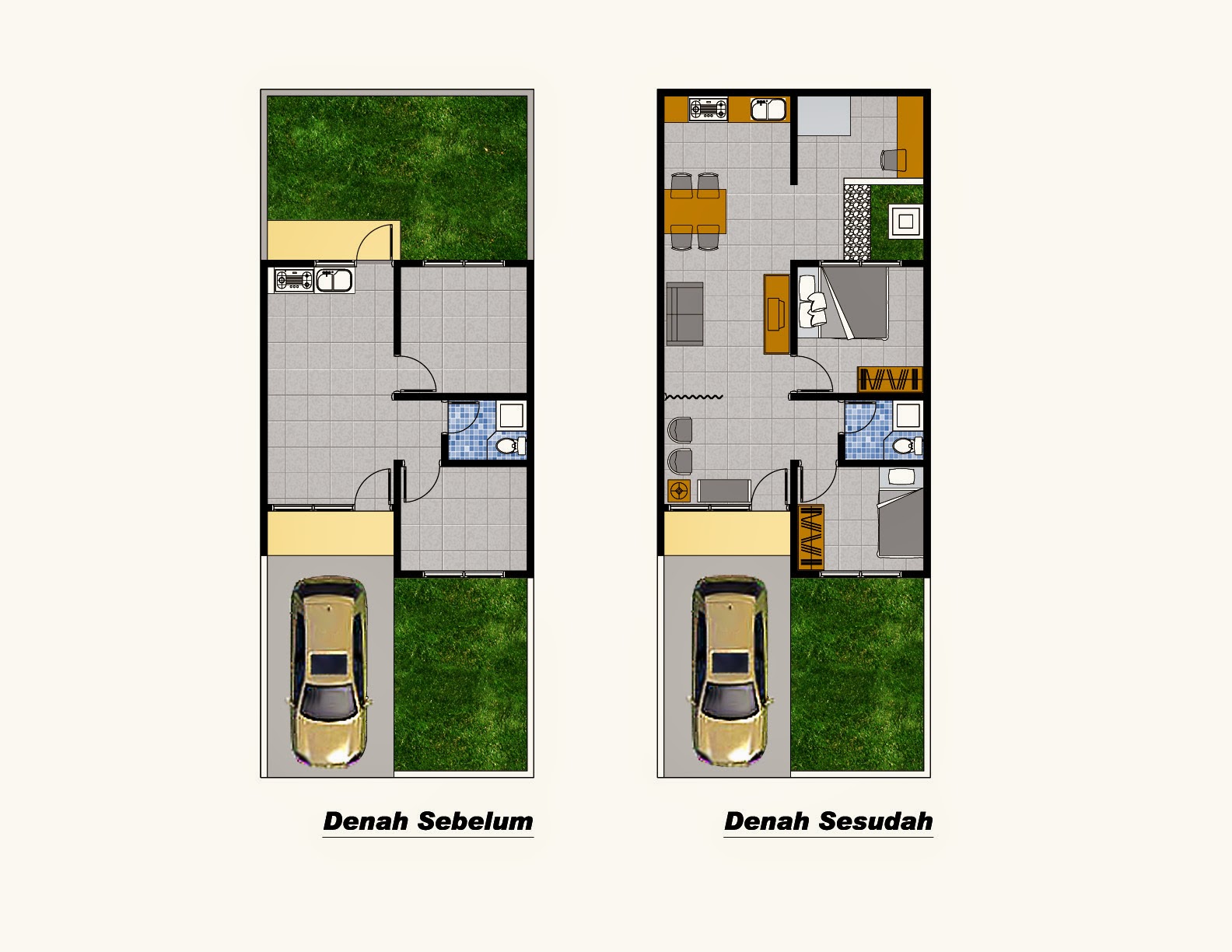 Desain Rumah Minimalis Type 36 72