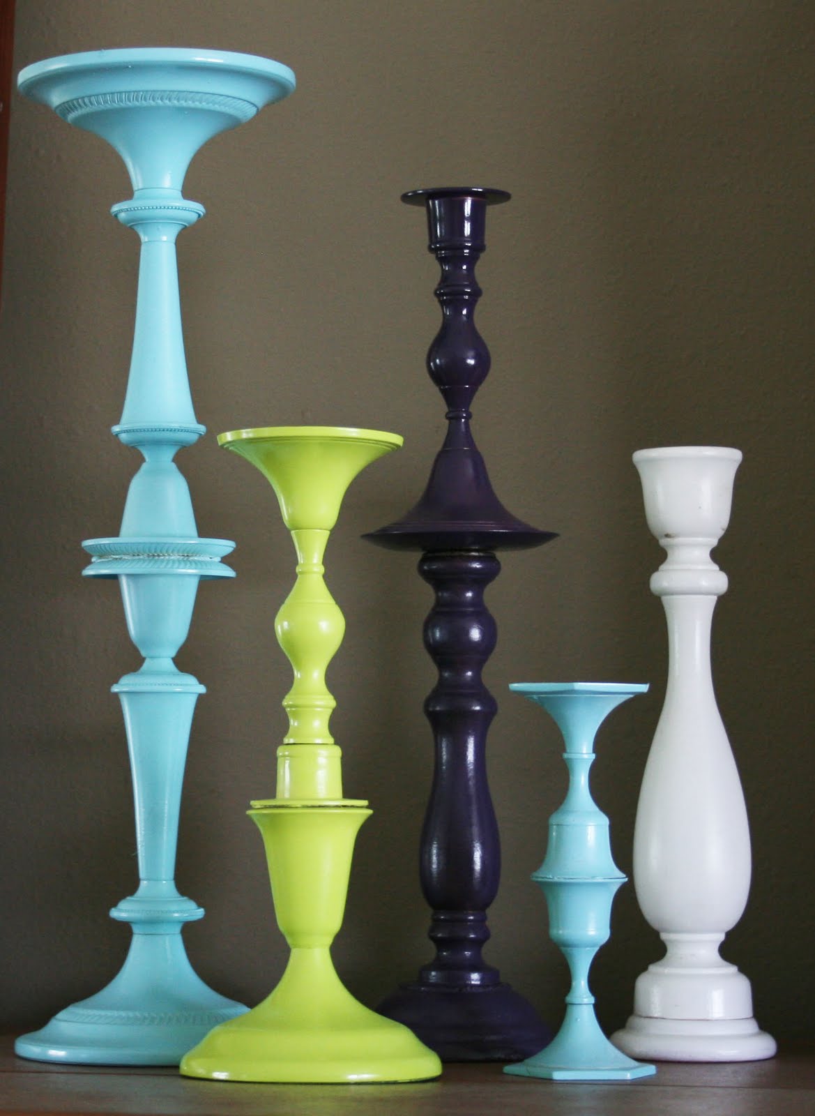 I Create It Funky candlestick decor tutorial