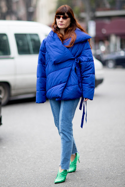 Colored Outerwear Street Style