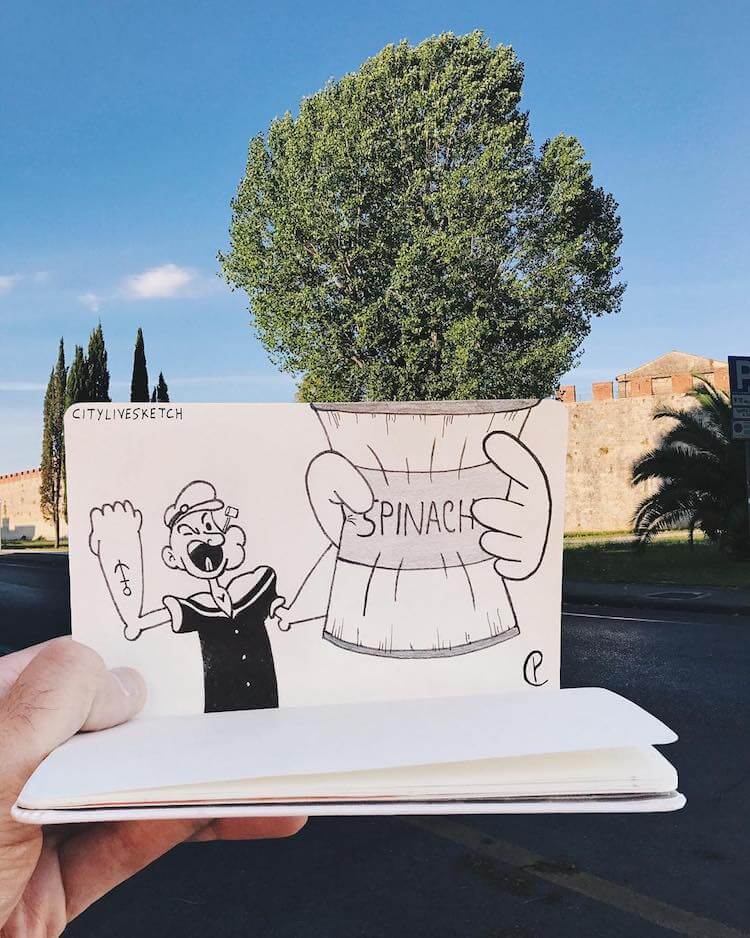 Artist Merges Cartoon Characters with the Real World, and the Results are Epic