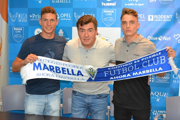 Oficial: El Marbella FC presenta a Ismael Gallar y Manu Molina
