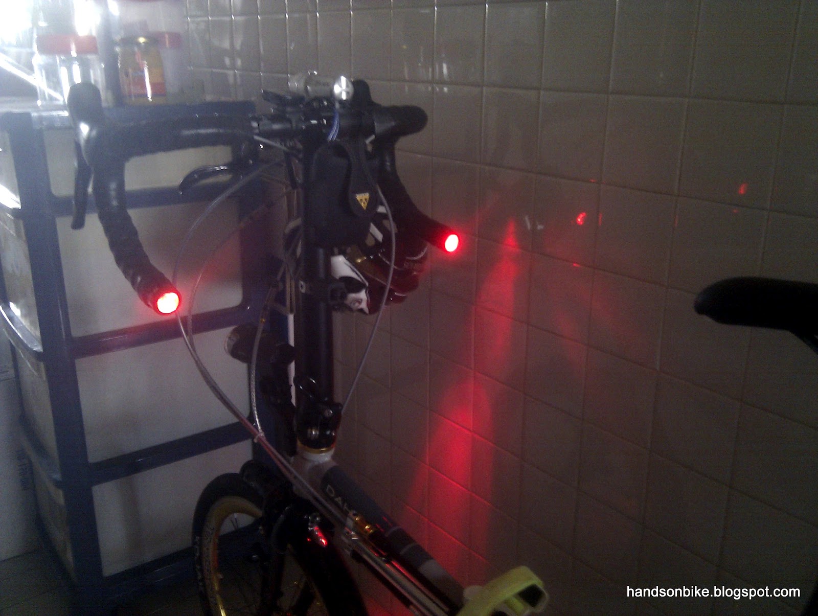 road bike bar end lights