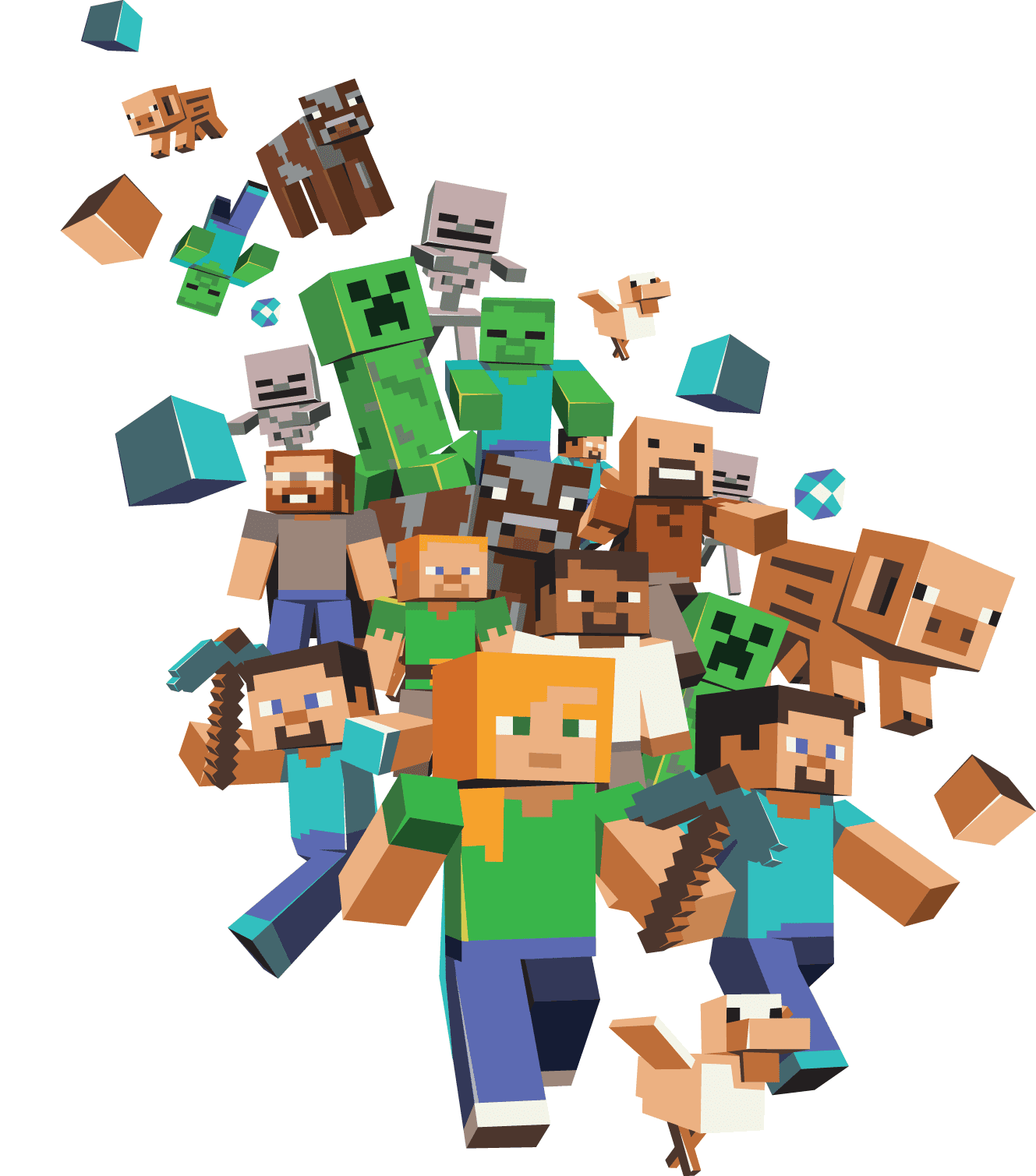 minecraft characters clipart - photo #24