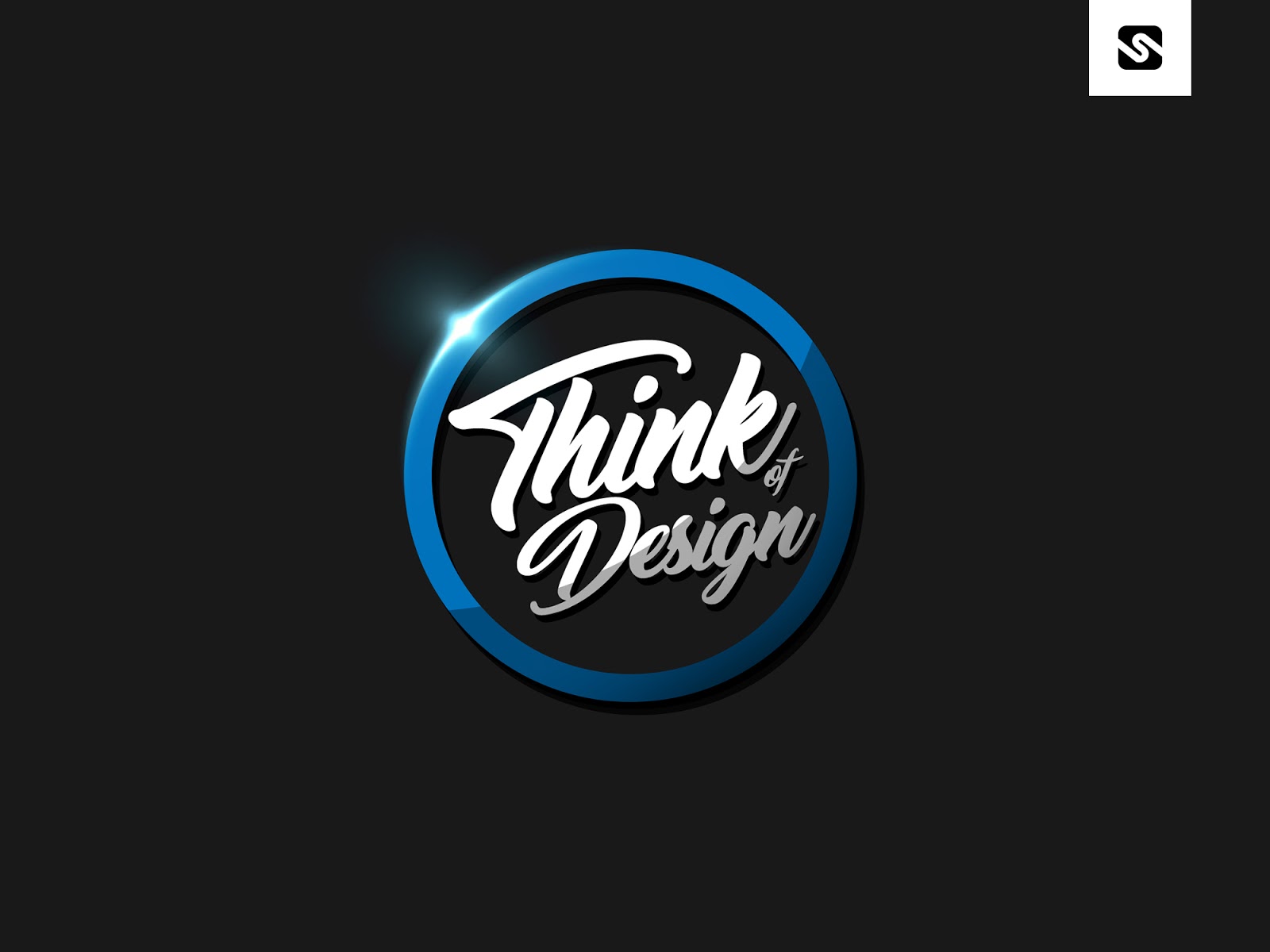 Free Download Modern Badge Logo Design Template PSD File