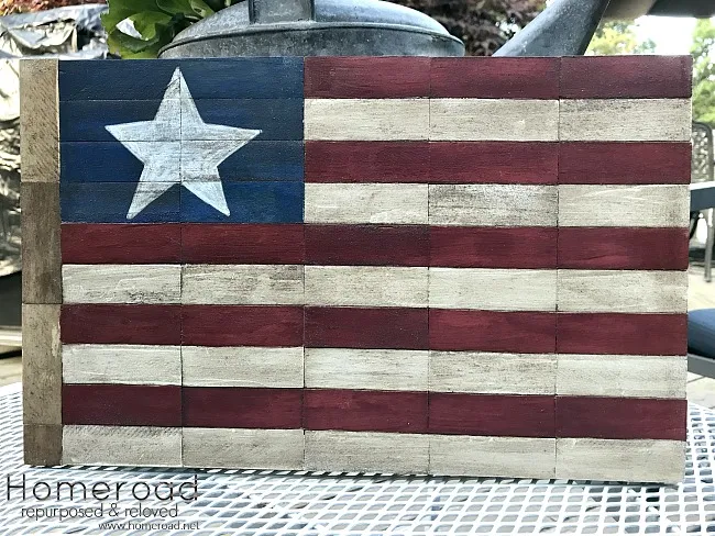 Rustic American Flag DIY