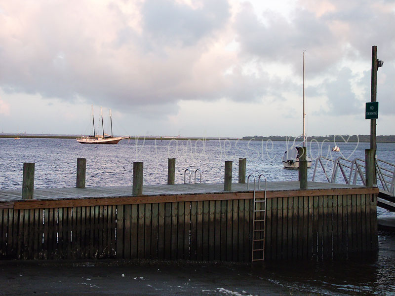 Waterfront in downtown St. Marys