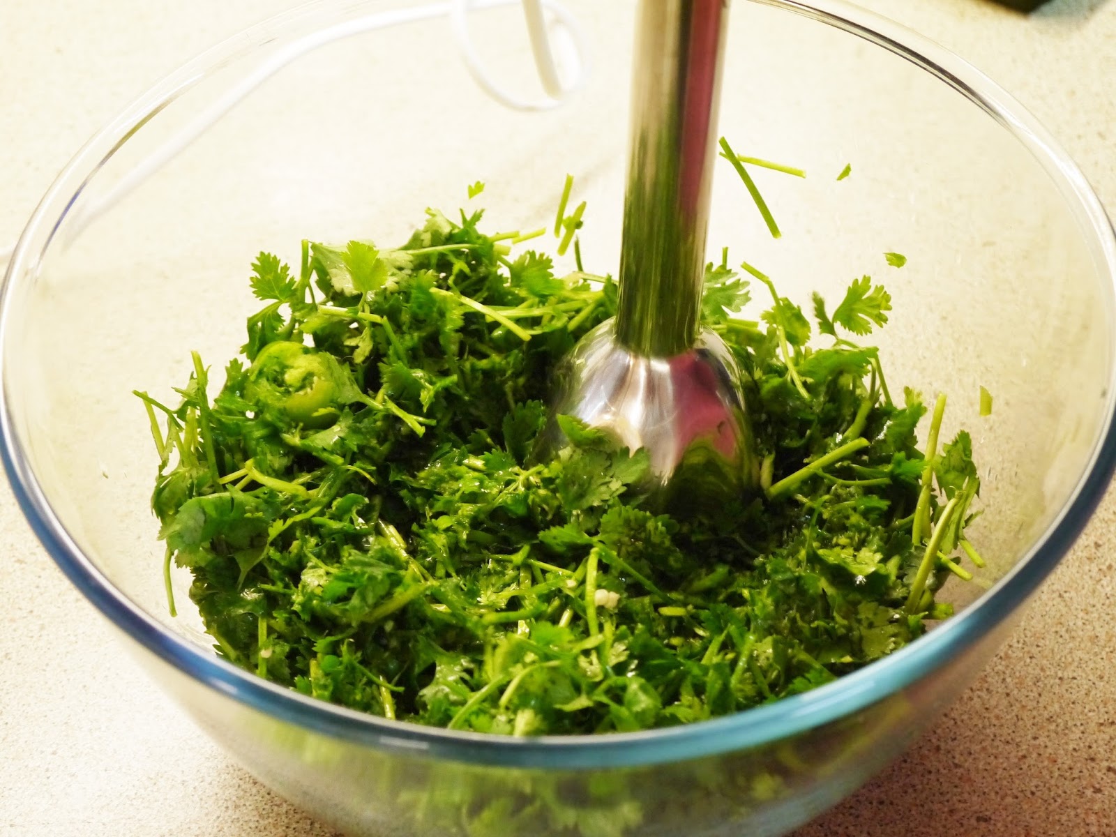 This Muslim Girl Bakes Fresh Coriander + Mint Chutney.