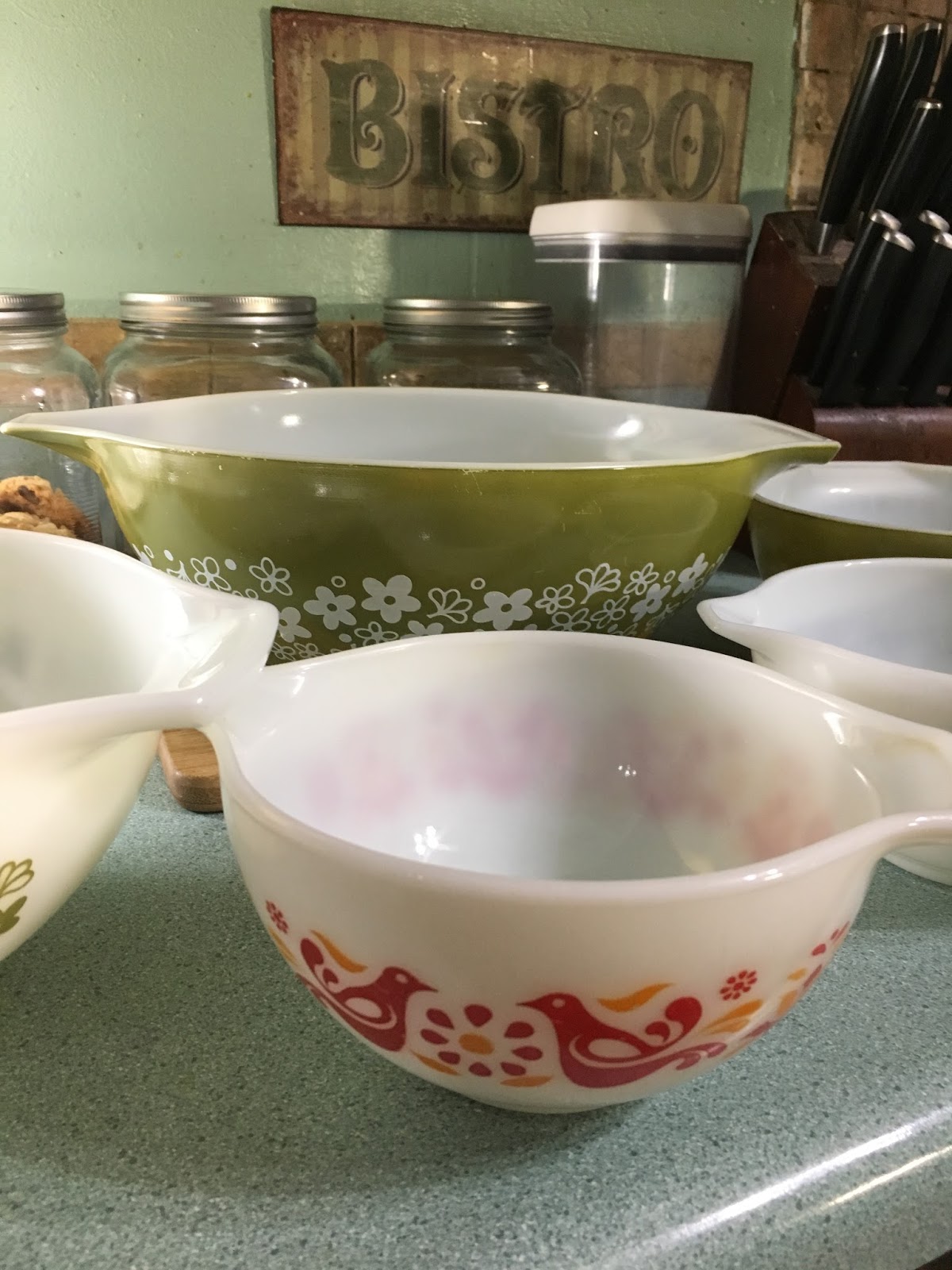 A Lesson in Artisan Bread Baking with Flea Market Find Pyrex Bowls
