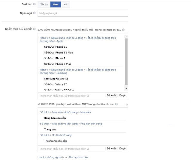 Nhóm Target Facebook ads hiệu quả - target đồng hồ nam cao cấp - target dong ho nam cao cap