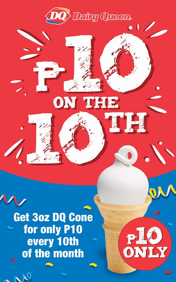 Enjoy Dairy Queen's Delicious Soft Serve Ice Cream for Only 10 Pesos