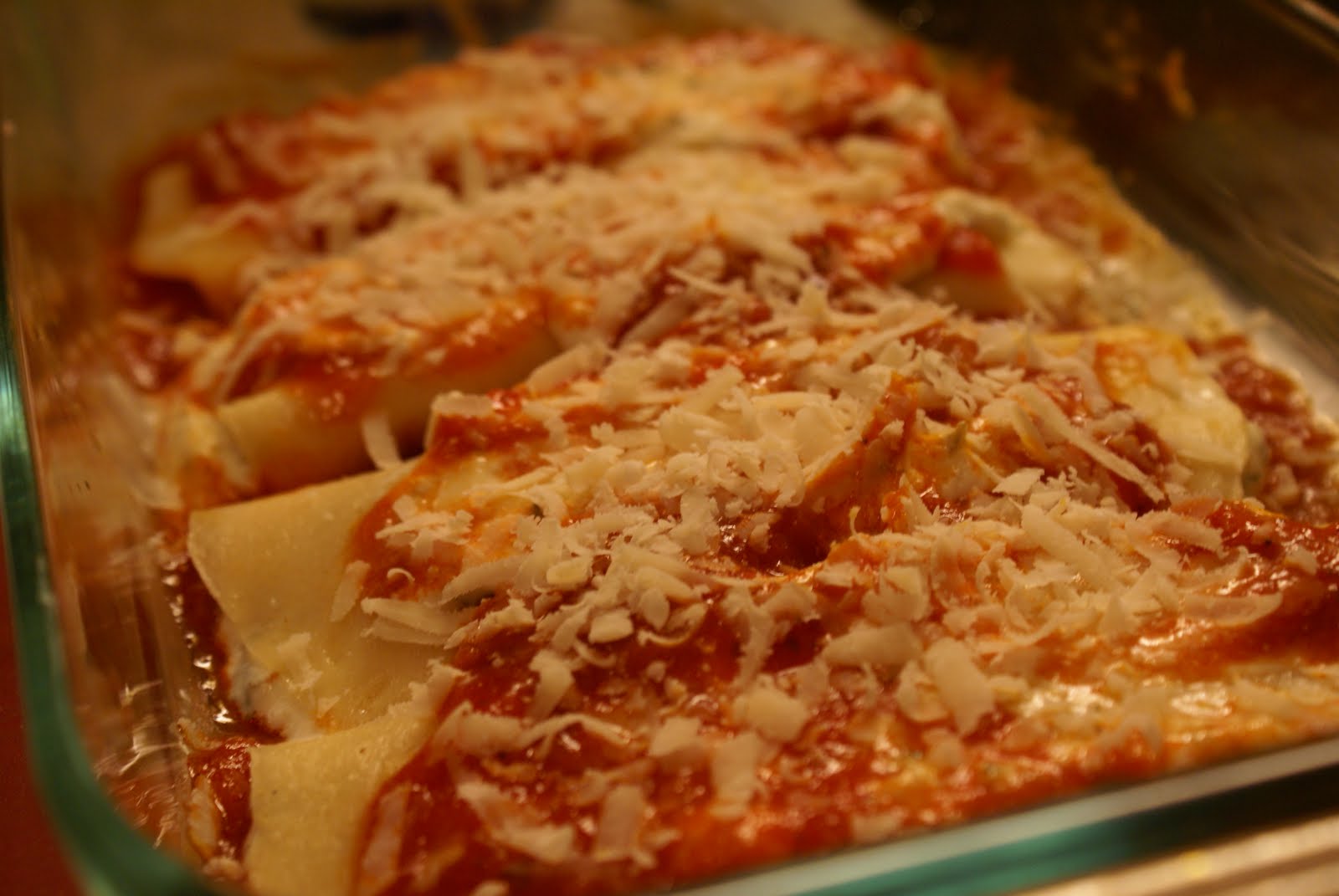 Tiniest Kitchen Homemade Manicotti with Ricotta Cheese