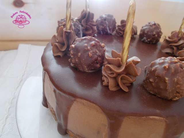 Tarta Ferrero Rocher y Nutella sin horno: Juego de blogueros 2.0