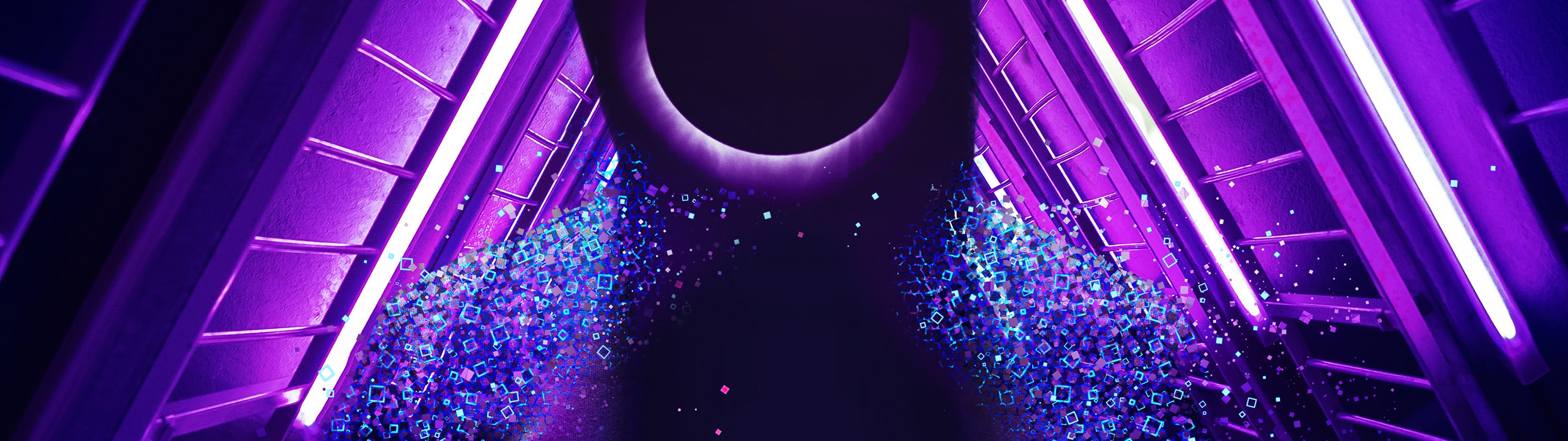 picture 4K Dual Monitor Wallpaper Purple abstract puprle dark background 4k