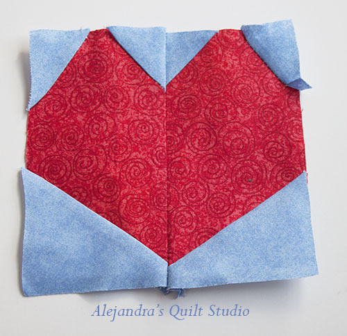 Como hacer una quilt con paper piecing patterns