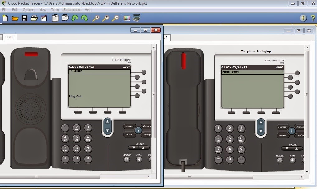 Step By Step Configuration Cisco VoIP Phone in Cisco Packet Tracer.