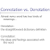CONNOTATION EXAMPLES