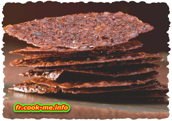 Tuiles au grué de cacao Tuiles au grué de cacao
