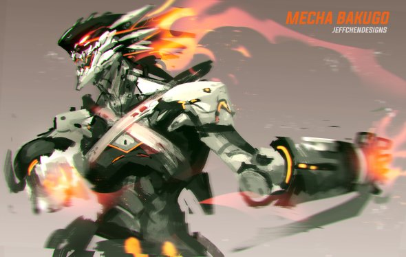 Cavaleiros e guerreiros medievais e futuristas nas ilustrações de Jeff Chen Jeff Chen artstation deviantart arte ilustrações fantasia ficção games cavaleiros guerreiros medievais futuristas