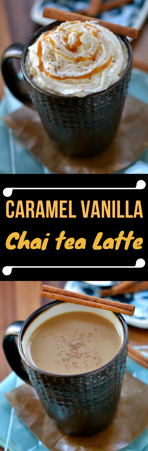 CARAMEL VANILLA CHAI TEA LATTE #Drink #Smoothie CARAMEL VANILLA CHAI TEA LATTE #Drink #Smoothie