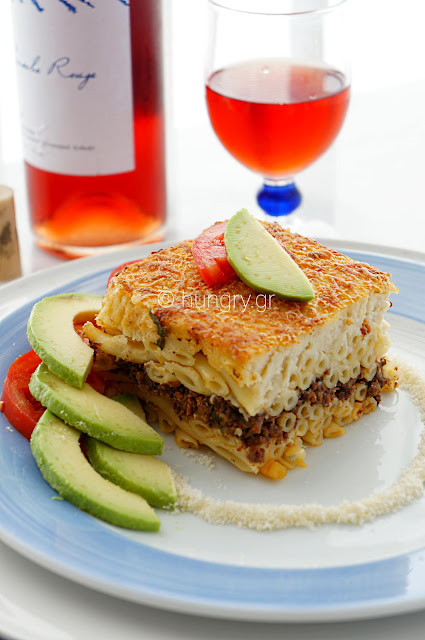Greek Pastitsio-Baked Greek Bucatini with Meat
