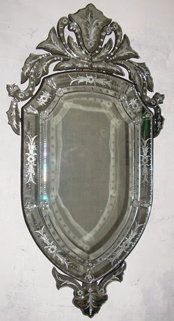 special mirror caravan, antique mirror, Awesome Glass