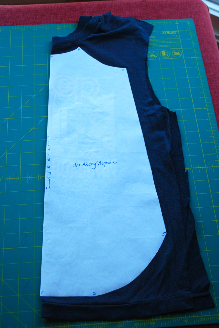 Roonie Ranching: The Abbey Nightie -- pattern drafting and sewing tutorial