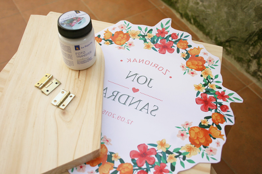 Decorar en familia: Diy madera personalizada con gel transfer2