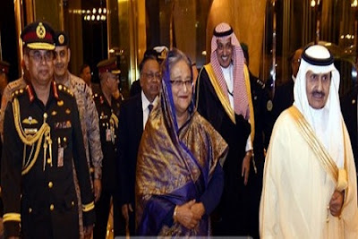 Prime Minister Sheikh Hasina reaches Saudi Arabia to witness joint military drill of 24 countries