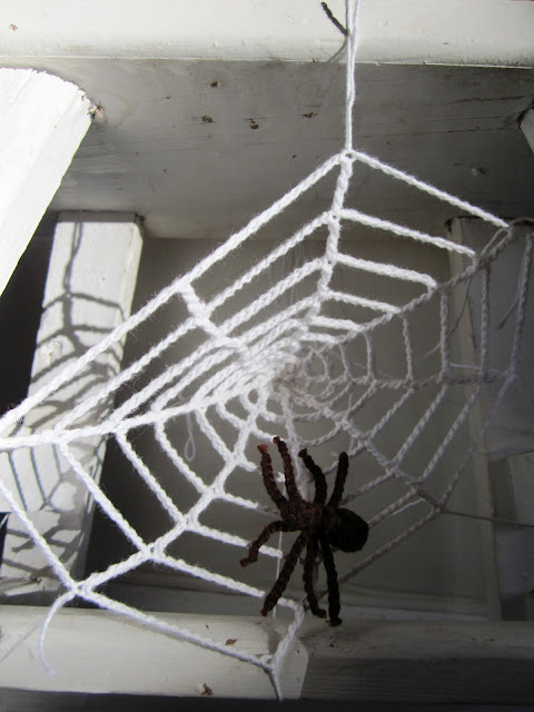 Crochet spiderweb gehaakt spinnenweb