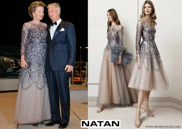 Queen Mathilde wore Natan Dress