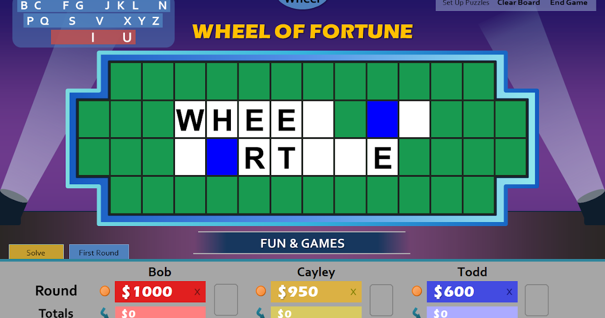 powerpoint game templates wheel of fortune powerpoint game templates wheel of fortune