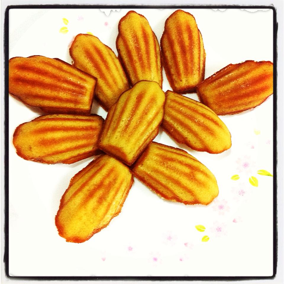 Life can be simple Orange Blossom Honey Madeleines