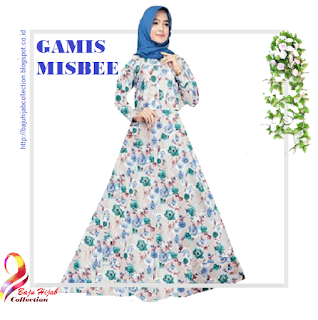 Gamis Misbee Motif Bunga