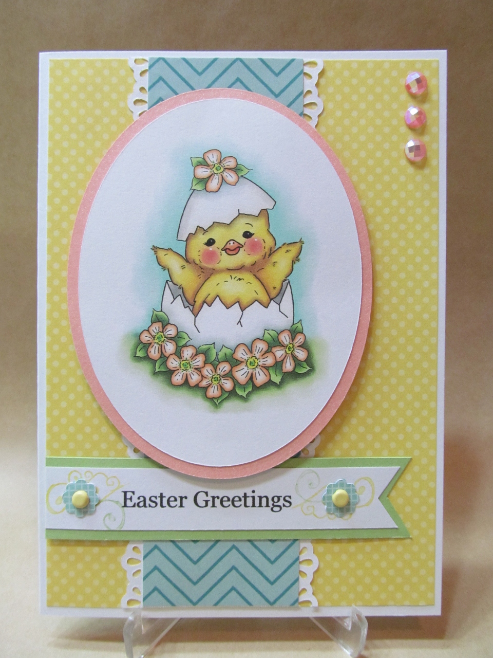 Savvy Handmade Cards Easter Greetings Card