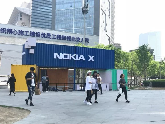 Nokia X Launch preparations in Sanlitun China