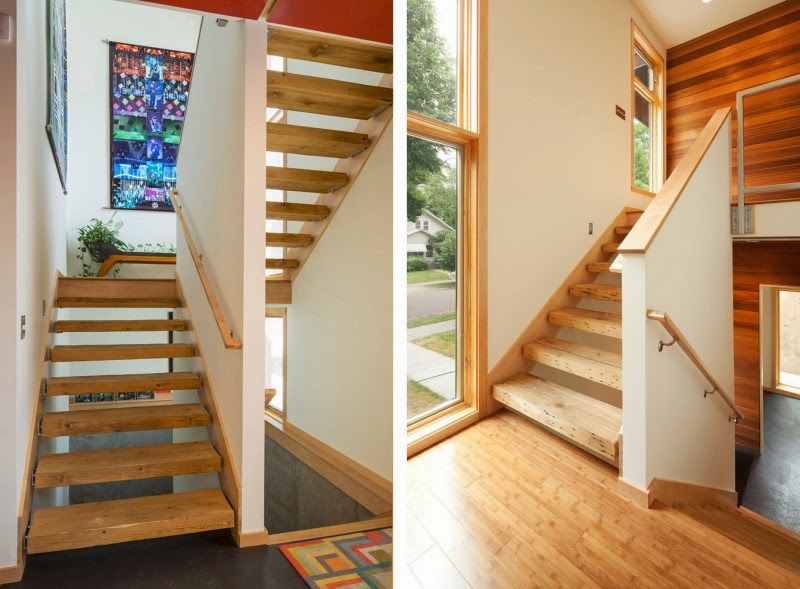 wood stairs design
