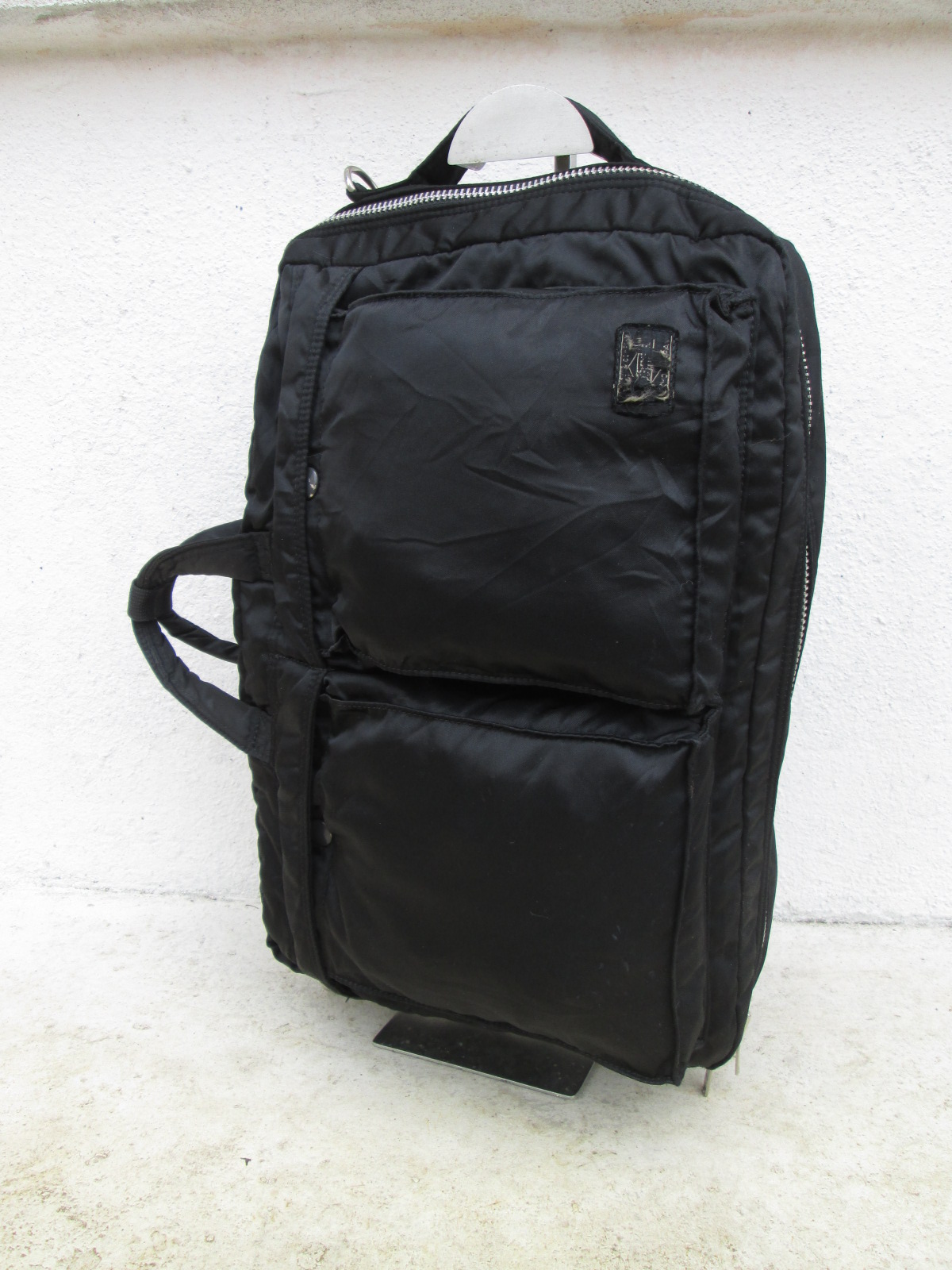 d0rayakEEbaG: PORTER Black Nylon 3Way Bag Bagpack/Tote/Slingbag