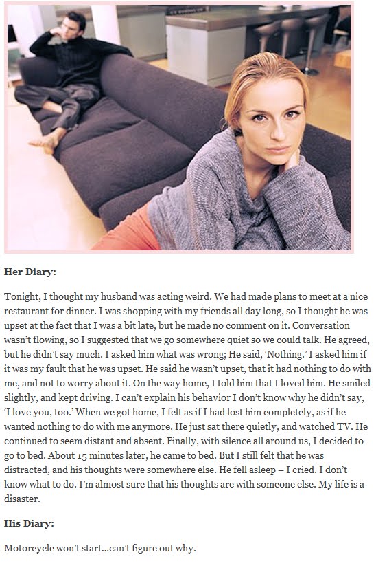 His Her Diary From The Same Day