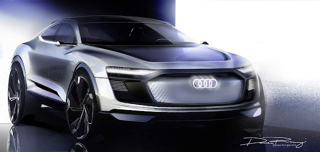 Audi e-Tron conceitual não SUV será mostrado em Shanghai
