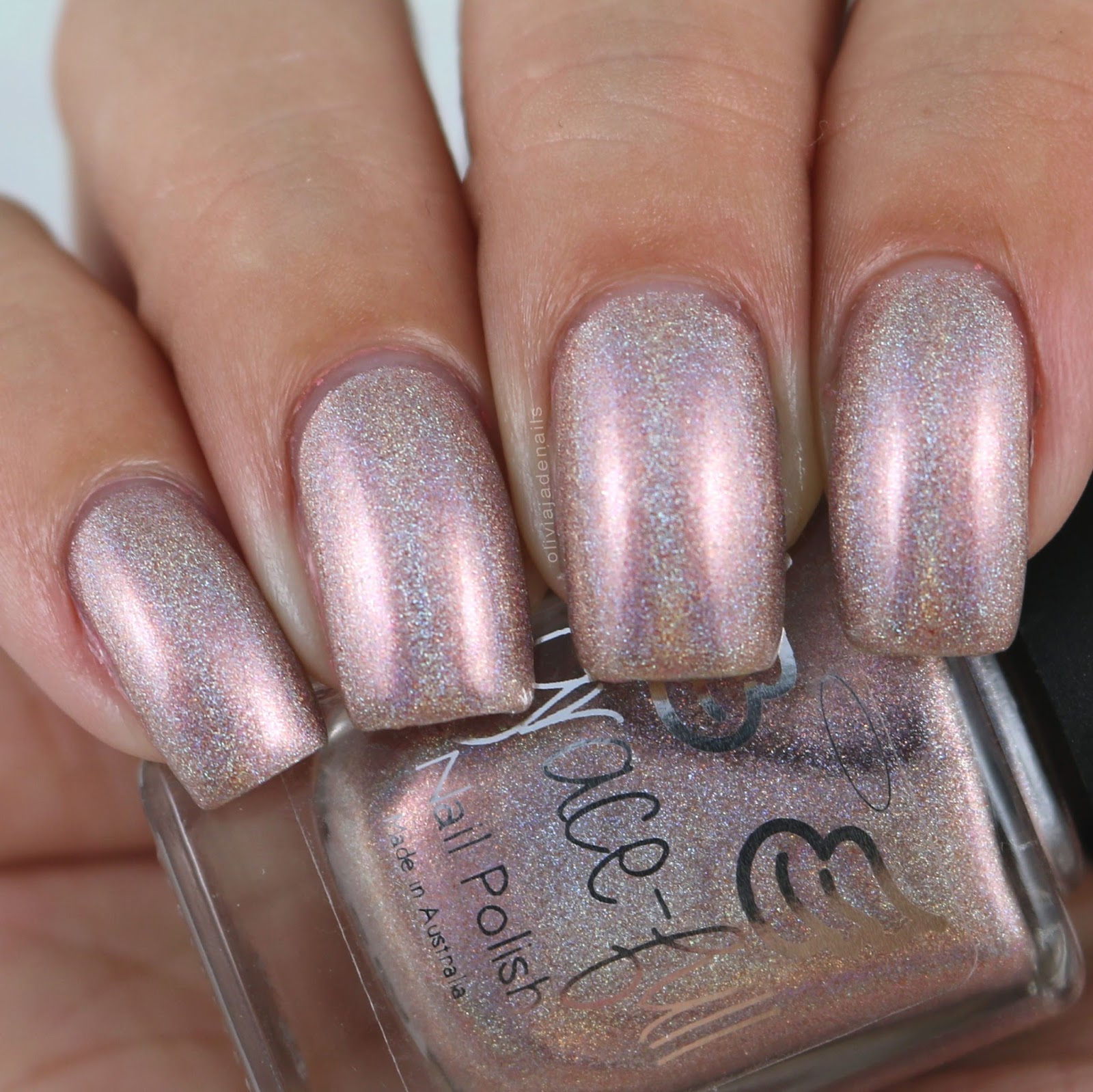 Grace-full Nail Polish 4am Latte swatched by Olivia Jade Nails