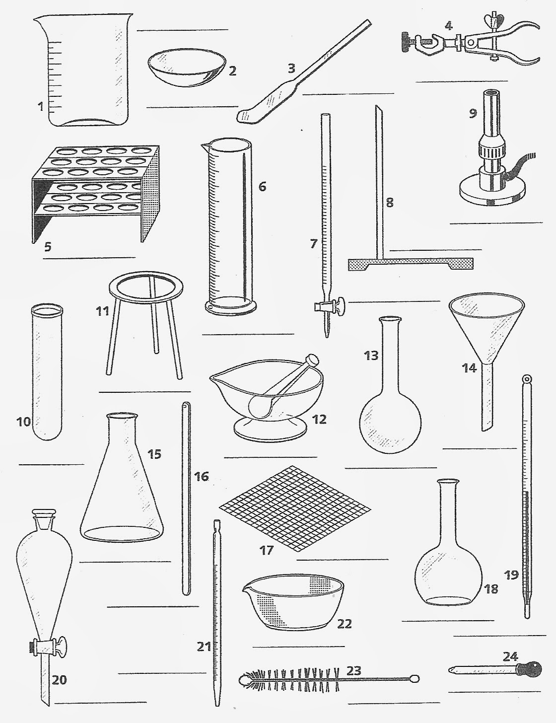 frontera Emperador Patentar Aprende a identificar el material de Laboratorio