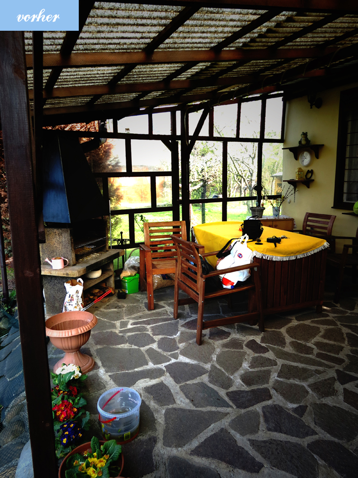 Berliner Landpomeranze: Ein Berlin-Gartenblog: Geschützter Platz im