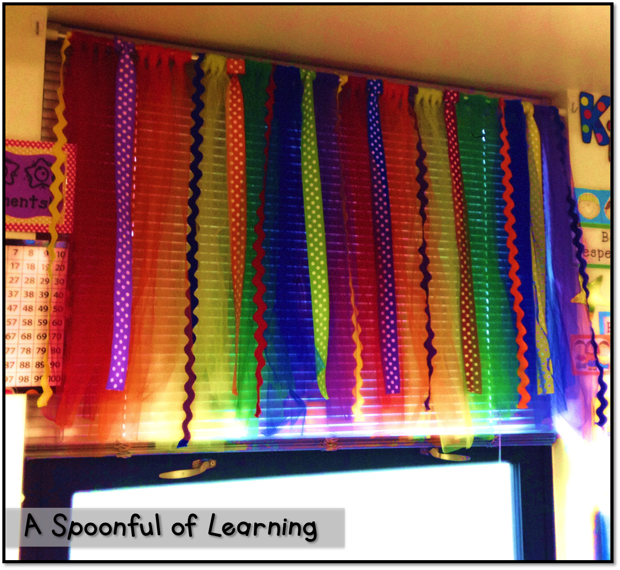 DIY Classroom Curtains- NO Sewing or Gluing!