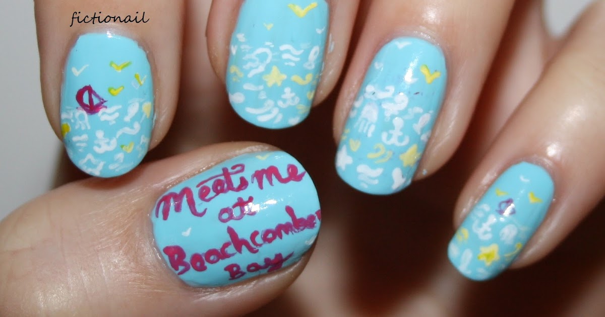 Meet Me at Bay Book Cover Nails